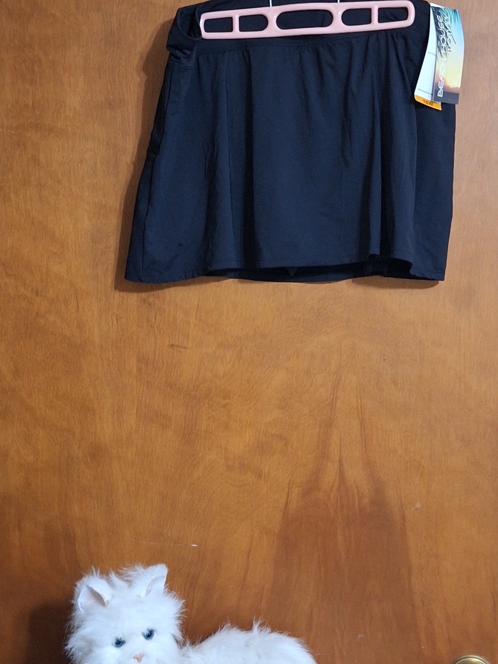 Beach House Black Swim Mini Skirt